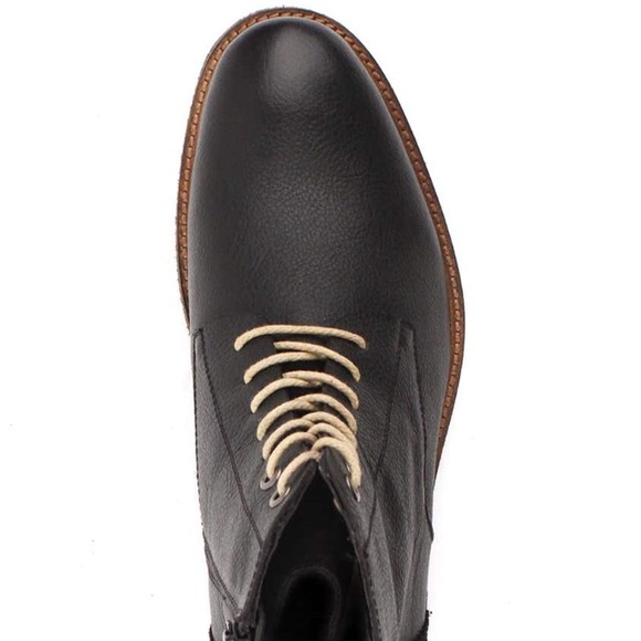 MODERN FICTION Leather & Suede Lace-Up Men’s Boot - Picture 4 of 6